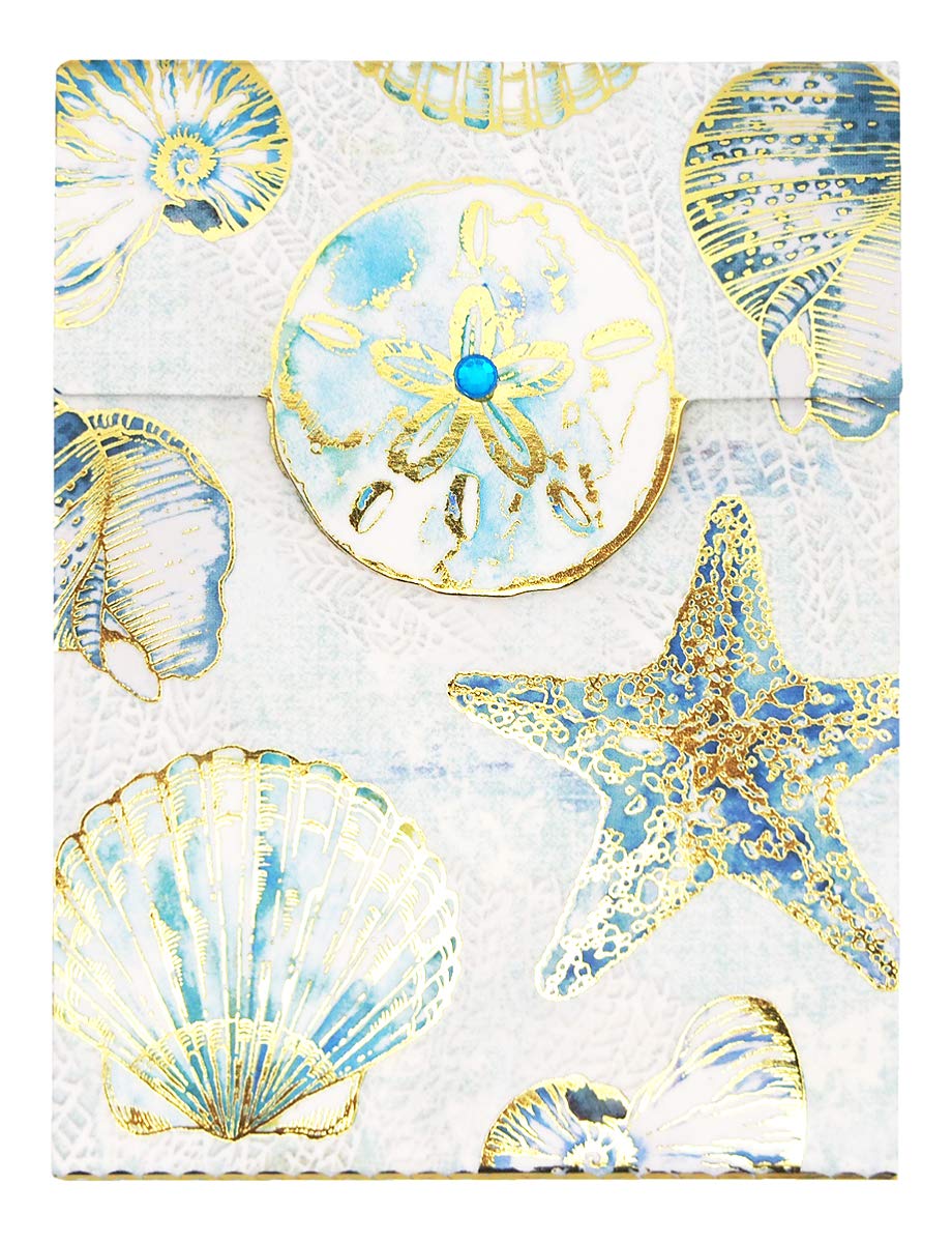 Punch StudioWatercolor Shells Pocket Notepad (44606)