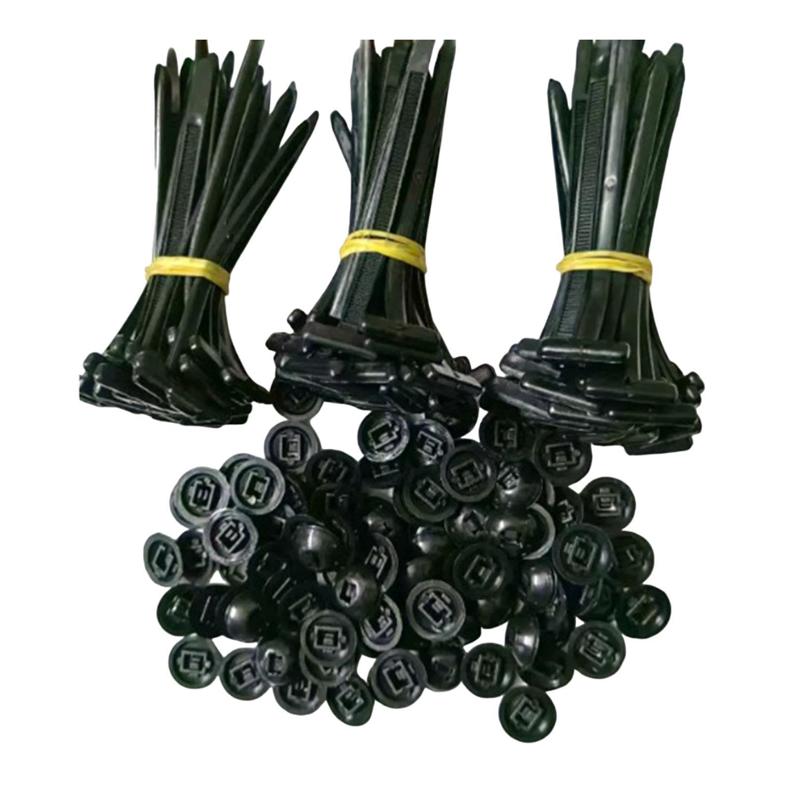 Multifunctional Cable Ties Clips Mudguard Fixing Clips Liner Retainer Pins- 100PCS