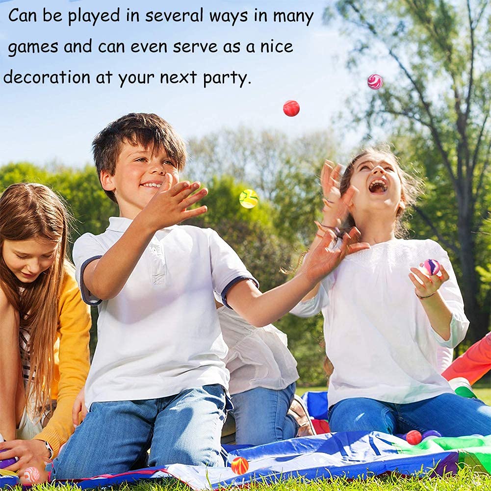 Firstly Traders 48 pcs Mini Sport Balls Crazy Balls Playing Sport Ball for Kids Children Favors Size 27 mm 4