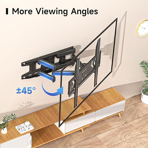 Miniatura 5 de Suptek MA001 - Soporte de pared para TV de movimiento completo para televisores de 32 a 60 pulgadas, soporte ajustable giratorio e inclinable,