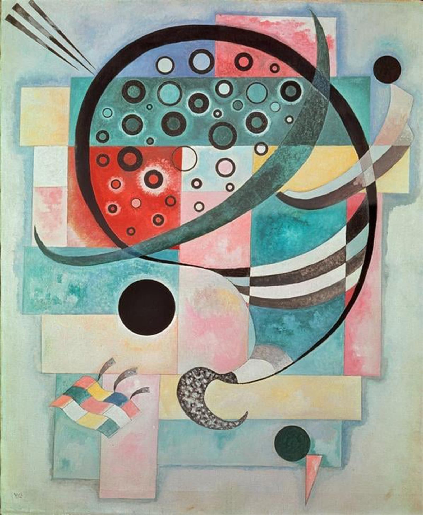 Cuadro Vasilij Kandinskij Risolto lienzo decorativo de 60x90cm 5