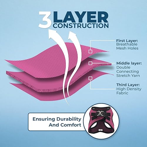 Miniatura 4 de Voyager Step-in Air Dog Harness - All Weather Mesh Step in Vest Harness for Small and Medium Dogs by Best Pet Supplies