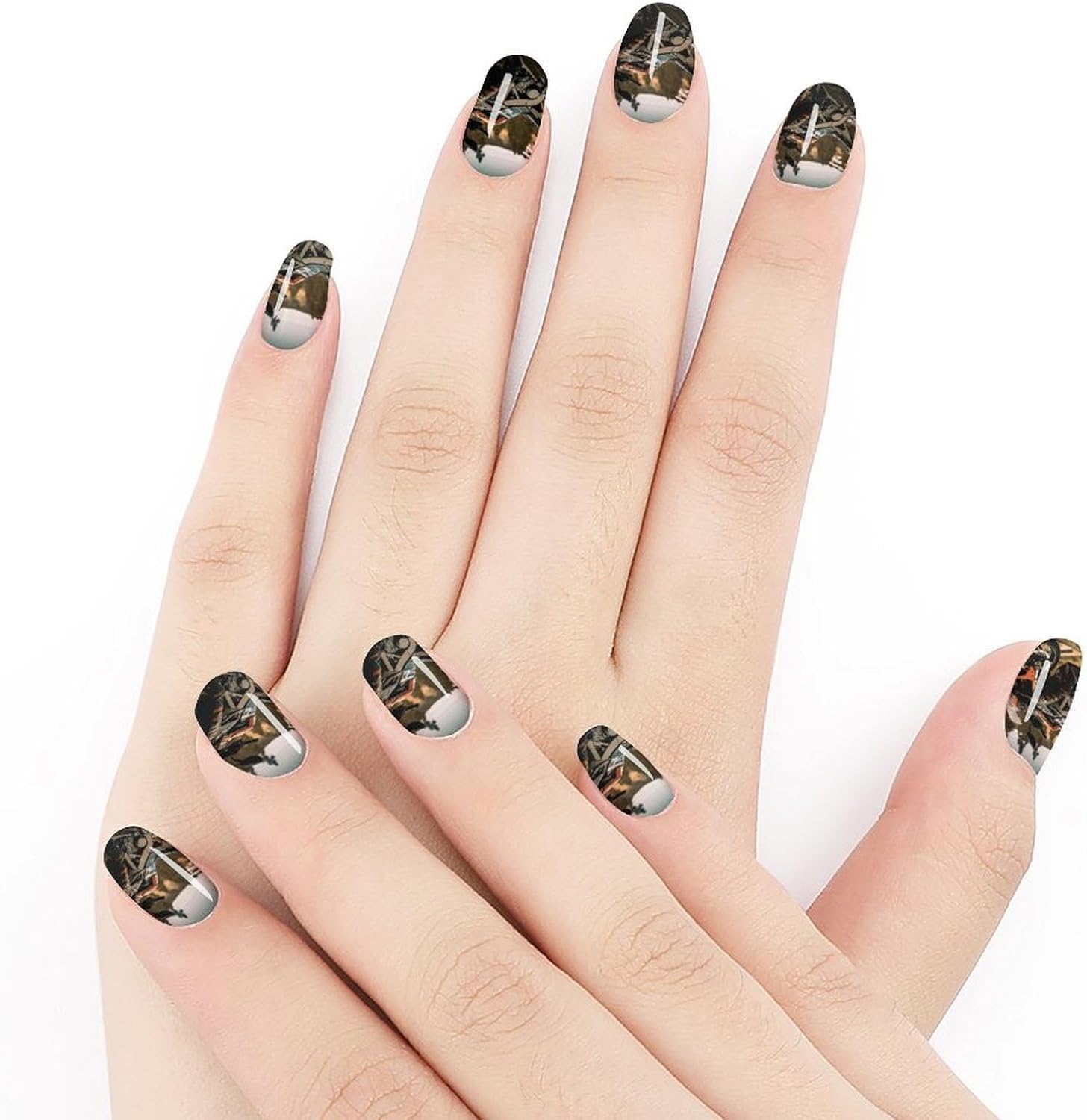 Nail Strips Bundle Full Wrap Long Lasting Nail Polish Strips Easy Application and Removal Salon Quality Self Adhesive Art Stickers for Women Gifts