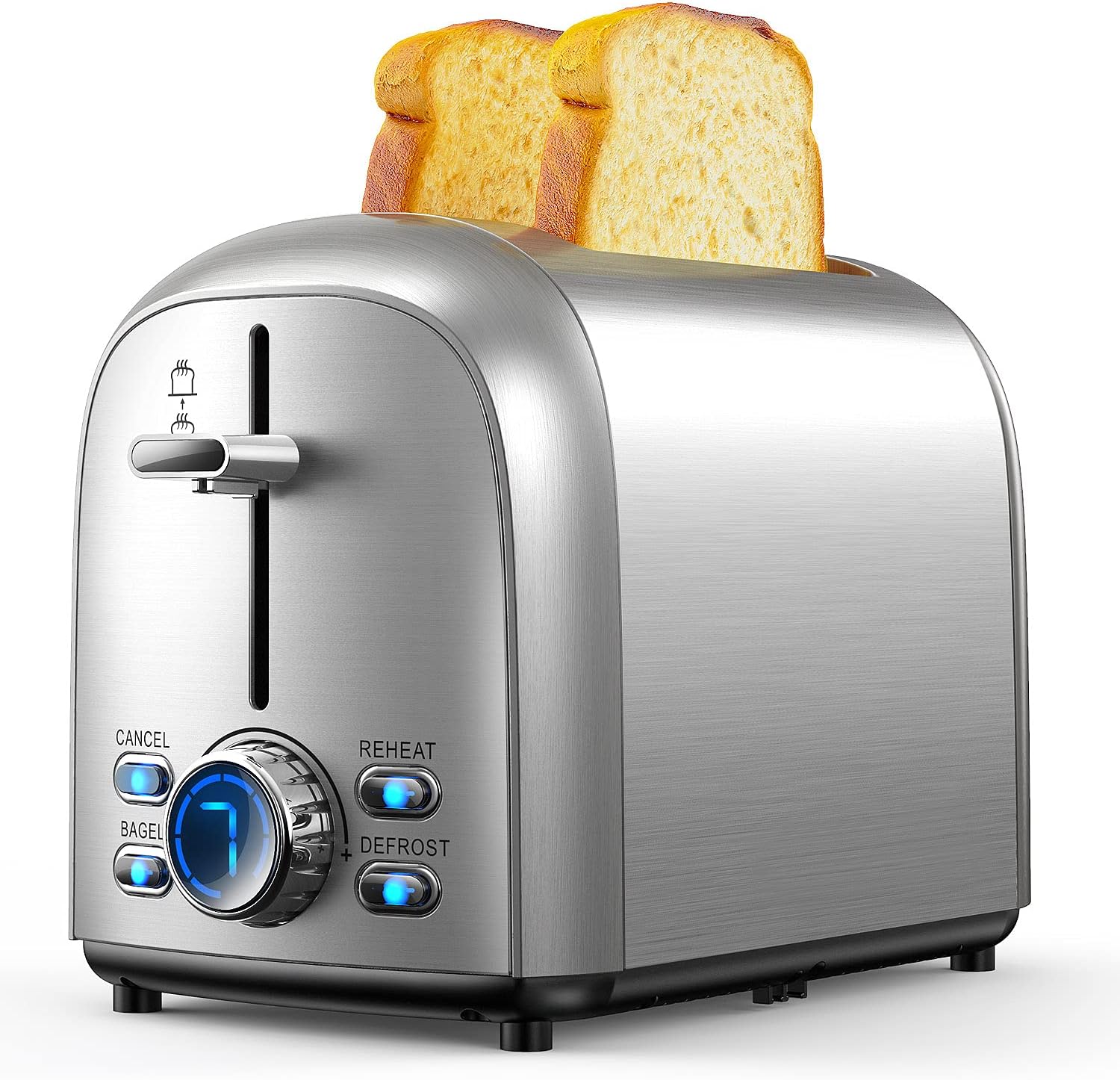Toaster Award 2 Slice Upgraded Stainless 7 with Steel Brownin 2021new shipping free