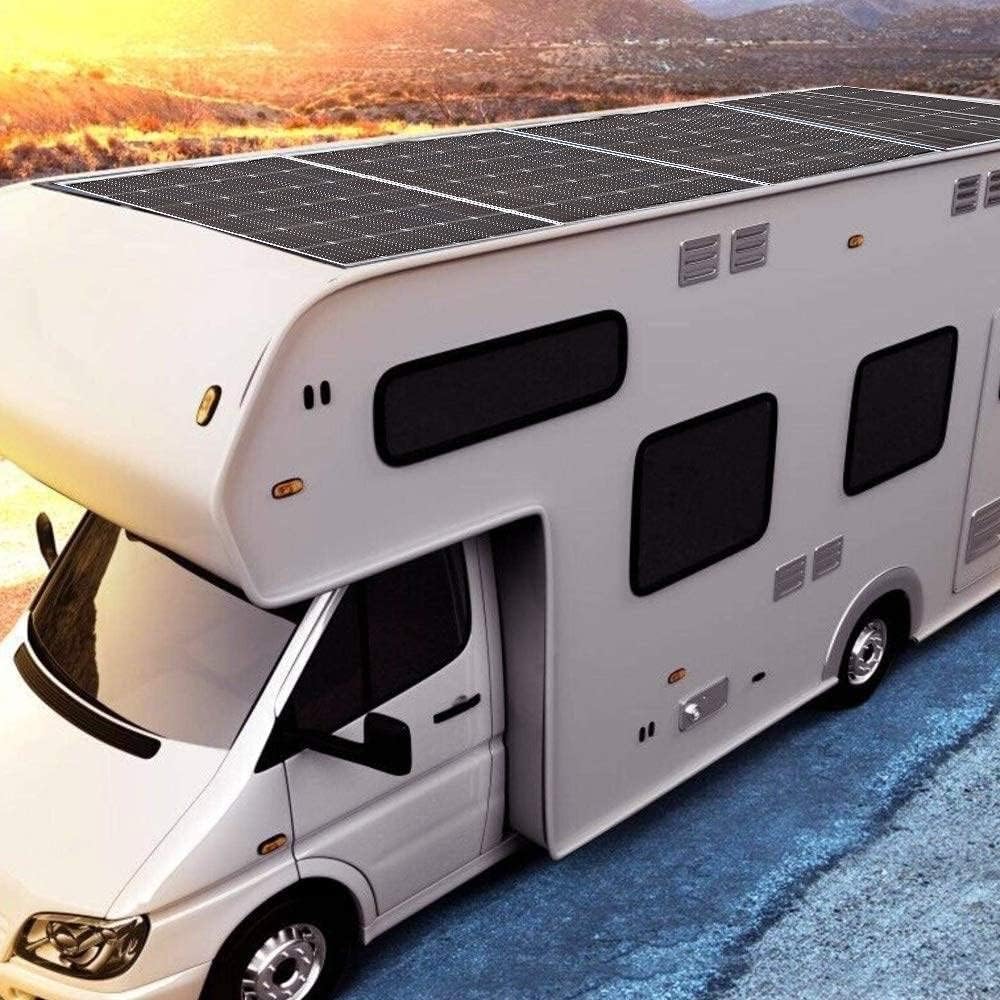 Kit pannello solare da 1000 W, 2 pezzi, 500 W, pannello solare flessibile Off Grid System 18 V, modulo monocristallino fotovoltaico, con doppie porte USB