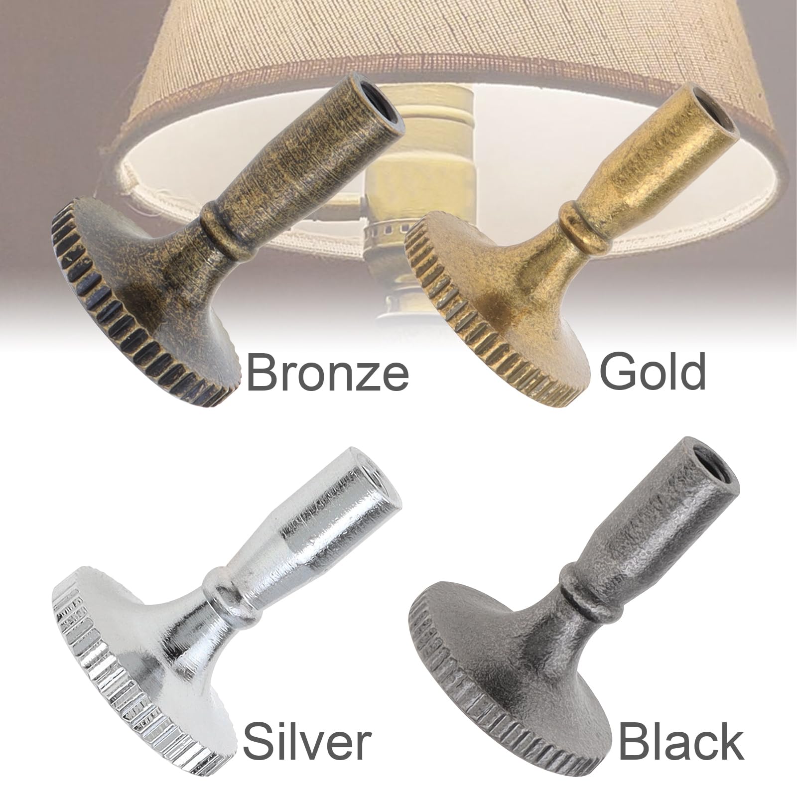 Lamp Knob Home Depot 10-Pack Lamp Switch Knobs - Silver Metal Turn On ...