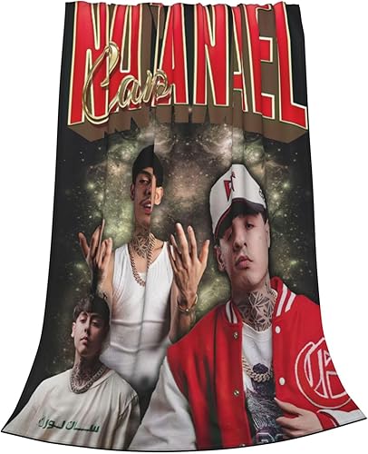 Miniatura 2 de Manta de música ligera y cómoda, cubierta de álbum, manta de canoss de rapero Natanaelss, manta para sofá, manta cálida de franela suave y acogedora