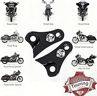 Vista 4 de TDZ 2009-2025 Negro 1.5' Pulgadas Kit de Bloques de Enlace de Bajada para Harley Touring Street Glide/Road King/Electra Glide/Road Glide/Ultra