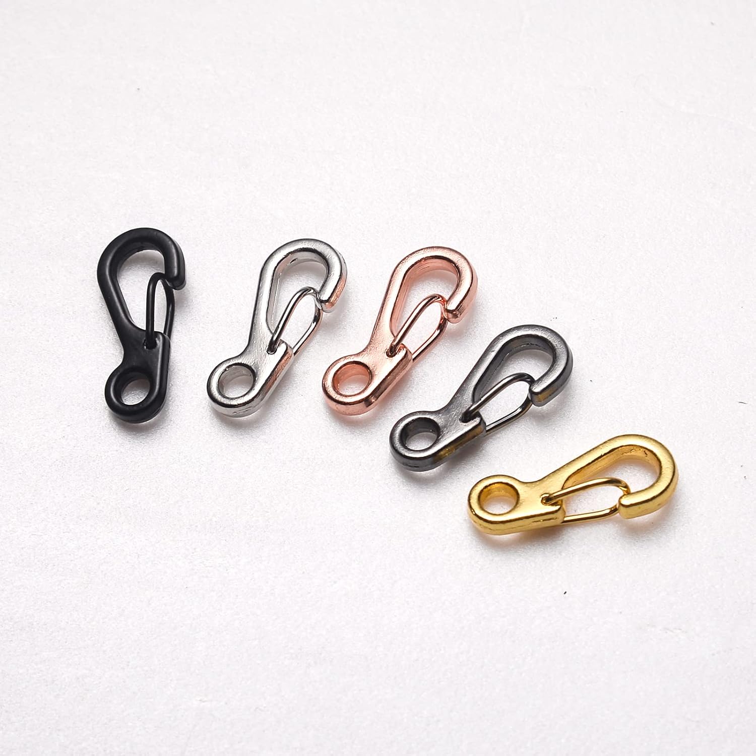Mini Carabiner Clip Spring Snap Hook Buckle Clasps for Paracord Keychain Backpack Bottle Outdoor Camping Accessories - Image 9
