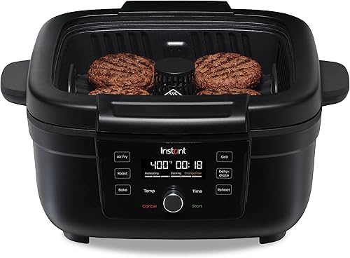 Miniatura 1 de Instant Freidora de aire 6 en 1 y parrilla interior con horno, recalentamiento y deshidratación, de los fabricantes de Instant Pot, con filtro que