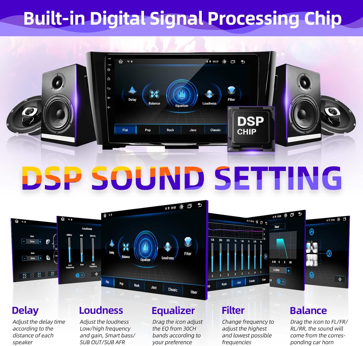 Android Car Radio Compatible with Android Auto Wireless Carplay for Nissan Rogue X-Trail Qashqai 2014-2018 8core 1280X720 Touchscreen Stereo Bluetooth GPS Navigation Head Unit (2GRAM32GROM)