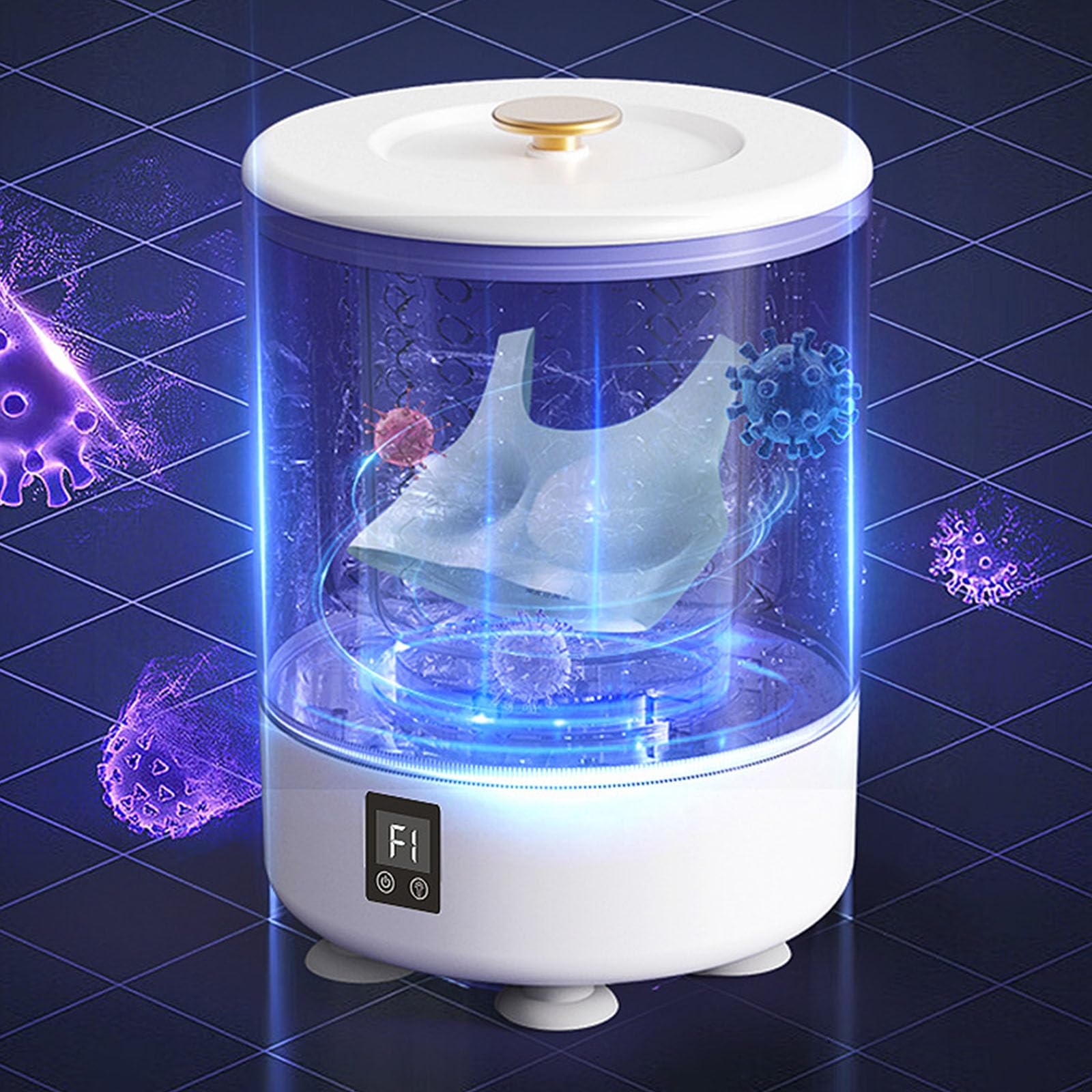 Machine à laver portable pour sous-vêtements, dortoir d'étudiant, petite tasse à linge, chaussettes compactes, nettoyeur de vêtements, machine à laver de voyage pour sous-vêtements