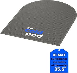 The Cold Pod XL Ice Bathtub Mat,Suitable for Round Ice Baths at Diameter of 35.5",Non-Slip and Easy Clean Floor Protector for Cold Plunge