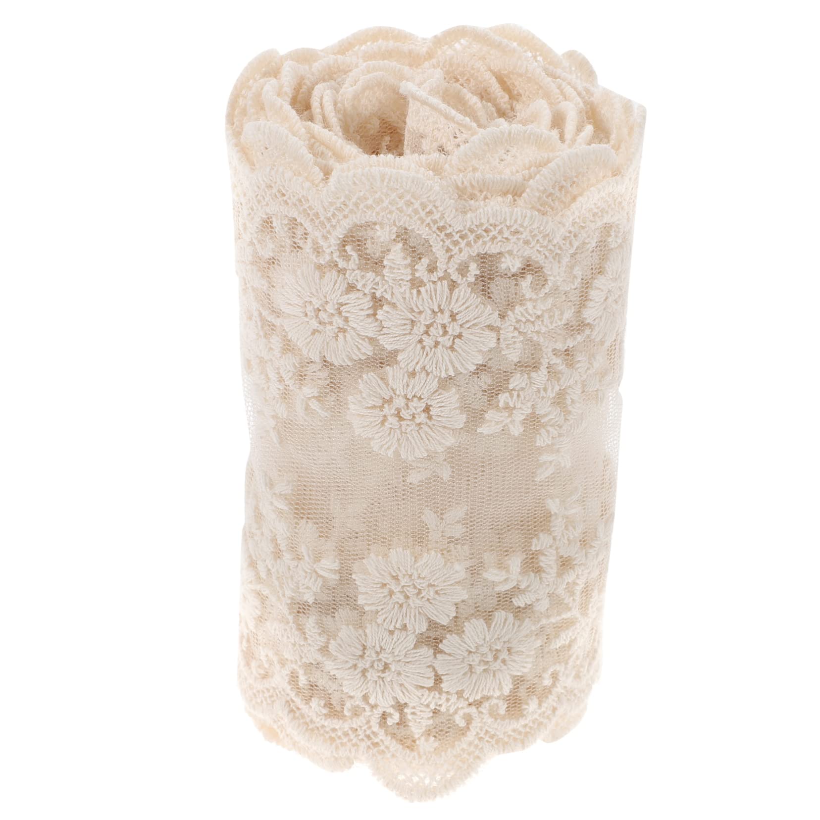 4rollos Encaje De Boda Trimming De Encaje Decorativo De Metros Material Para Manualidades Resistente Para Vestidos y Decoraciones