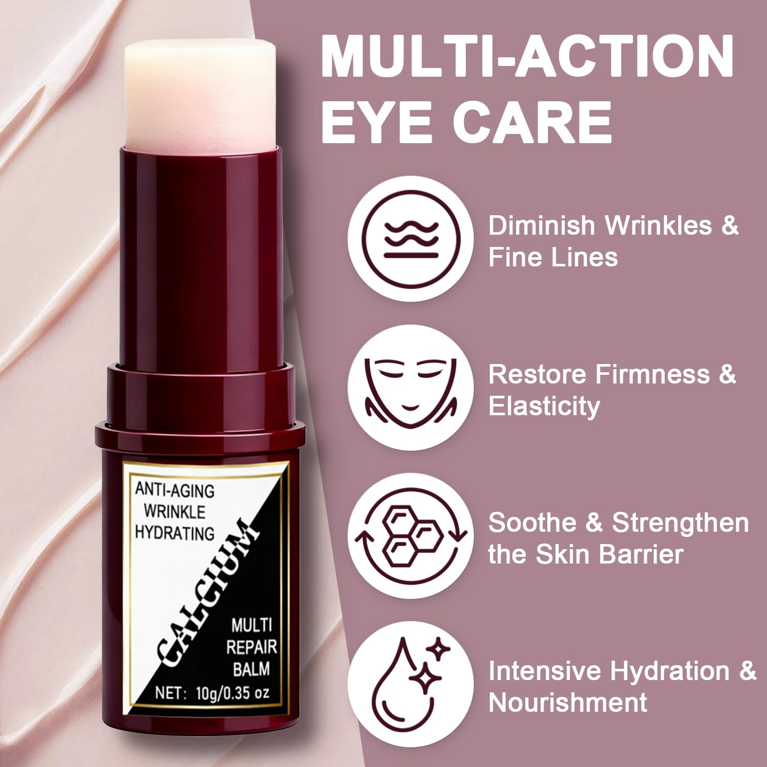 Calcium Multi Balm - Wrinkle Reducer & Firming Cream for Face, Eyes & Neck