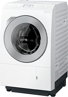 パナソニック ドラム式洗濯乾燥機 幅63.9cm 洗濯12kg/乾燥6kg 右開き NA-LX127DR-W マットホワイト トリプル自動投入 スマホで洗濯 温水スゴ落ち泡洗浄 はやふわ乾燥ヒートポンプ