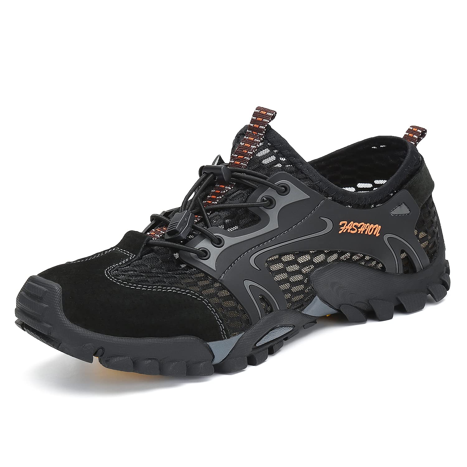 FLARUT Herren Sportsandalen Sommer Trekking Sandalen Wanderschuhe Outdoorsandalen Super Atmung Draussen Hiking Schuhe Mesh Vamp Wasserschuhe Sport Laufen Klettern