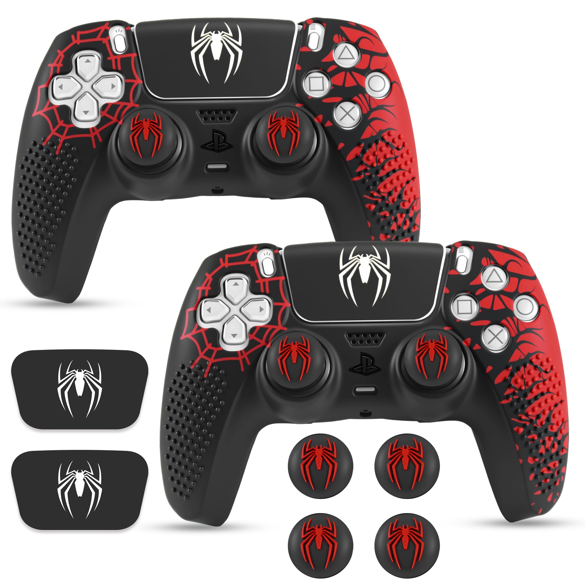 Sounce 8 Pair / 16 Pcs Controller Thumb Grips PS5/PS4/Xbox One/360/Switch, Anti-Slip Joystick Caps for PS5 Remote Controller & Gamepads, Soft Silicone Thumb Stick Covers for Enhanced Grip & Protection — Amazon image 12