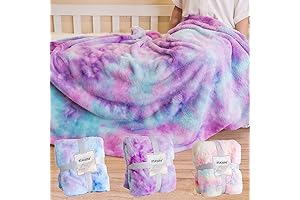 STAOLENE Tie-Dye Throw Blanket of Fuzzy Softness