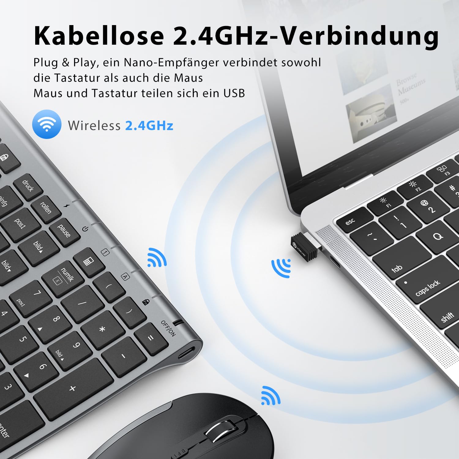 Ducky One X Mini Wireless, toetsenbord Zwart, US lay-out, Ducky