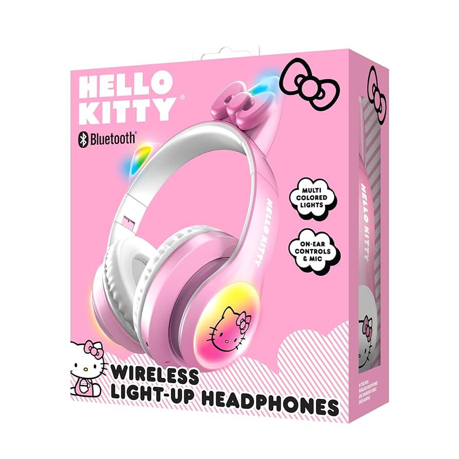 Hello Kitty and Friends Bluetoothヘッドフォン Amazon.com: Hello Kitty Wireless Bluetooth Light-Up
