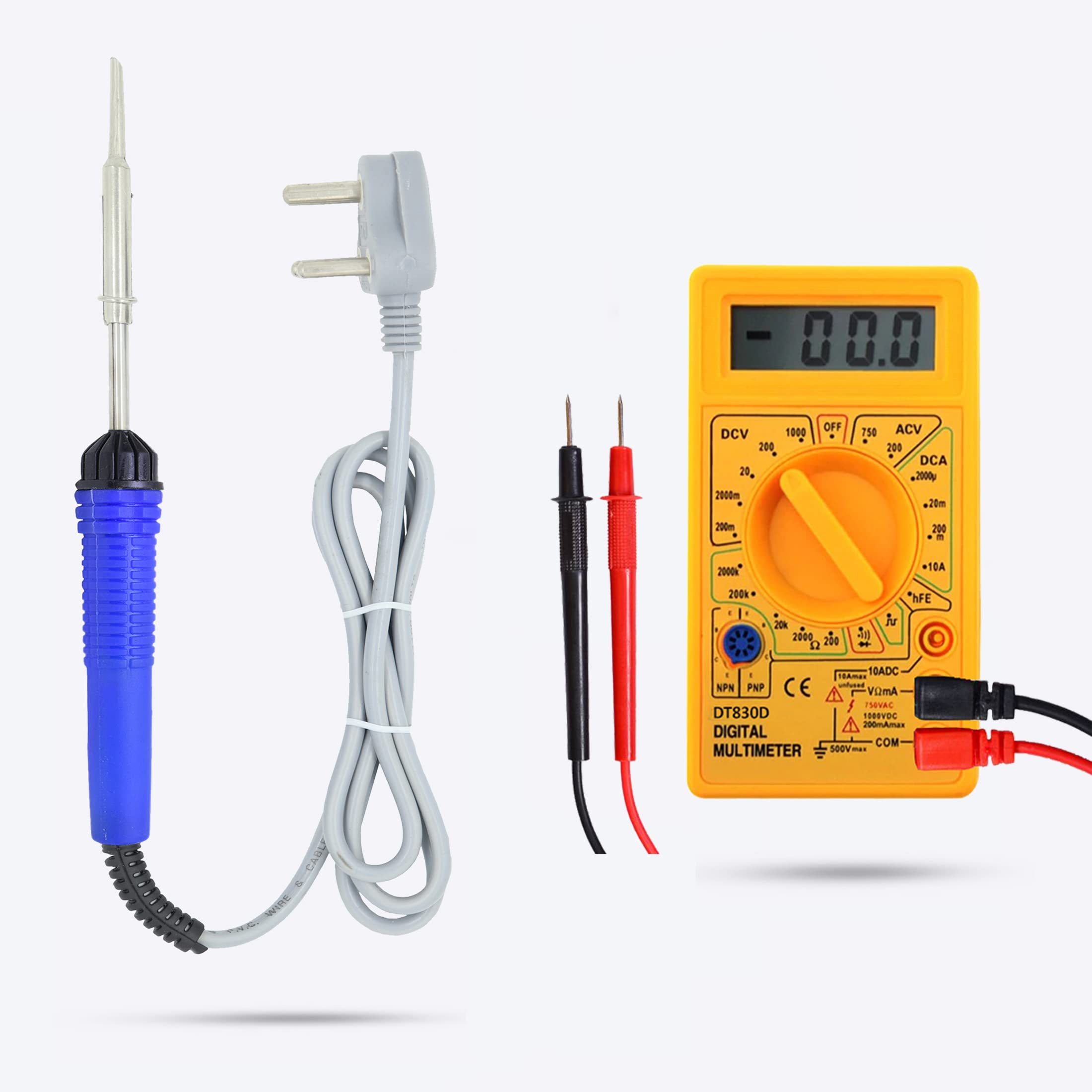 Hillgrove HGCM212M1 25W Soldering Iron with Digital Multimeter Mobile Repair High Temperature Corded Single Soldering Iron Machine (B09Y373XVG) Amazon Price History, Amazon Price Tracker