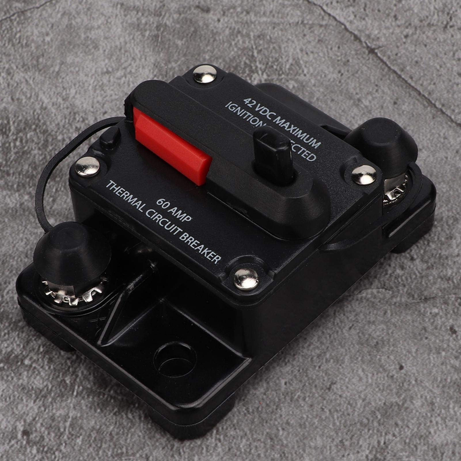 Fusibile Dell'interruttore, 12 V 30 A / 40 A / 60 A Car Audio Stereo Ripristinabile Inline Circuit Fusibile Di Auto-recupero Per La Protezione Del Audio E Video Per Auto(40A