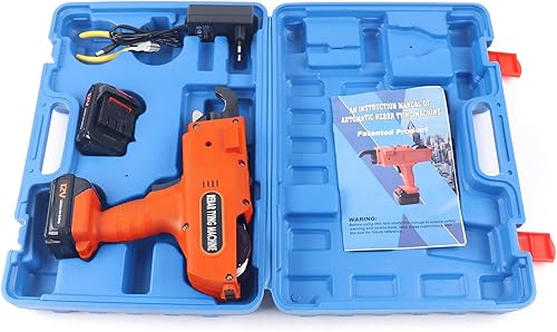 Miniatura 6 de MuChaIOAK Máquina automática de atar barras de refuerzo, 0.315-1.339 in 12V Pistola de nivel de barras de refuerzo de mano con eléctrico y 2