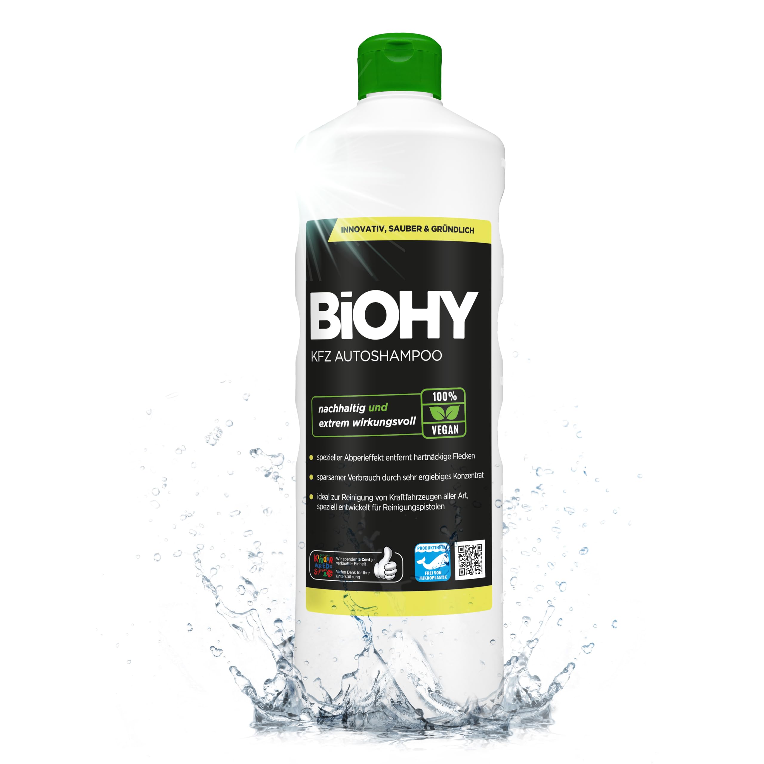 Shampoo Auto Bio-Chem Concentrato 750ml Con Dosatore | PH Neutro E Biodegradabile Per Lavaggio Delicato E Professionale - Foto 6