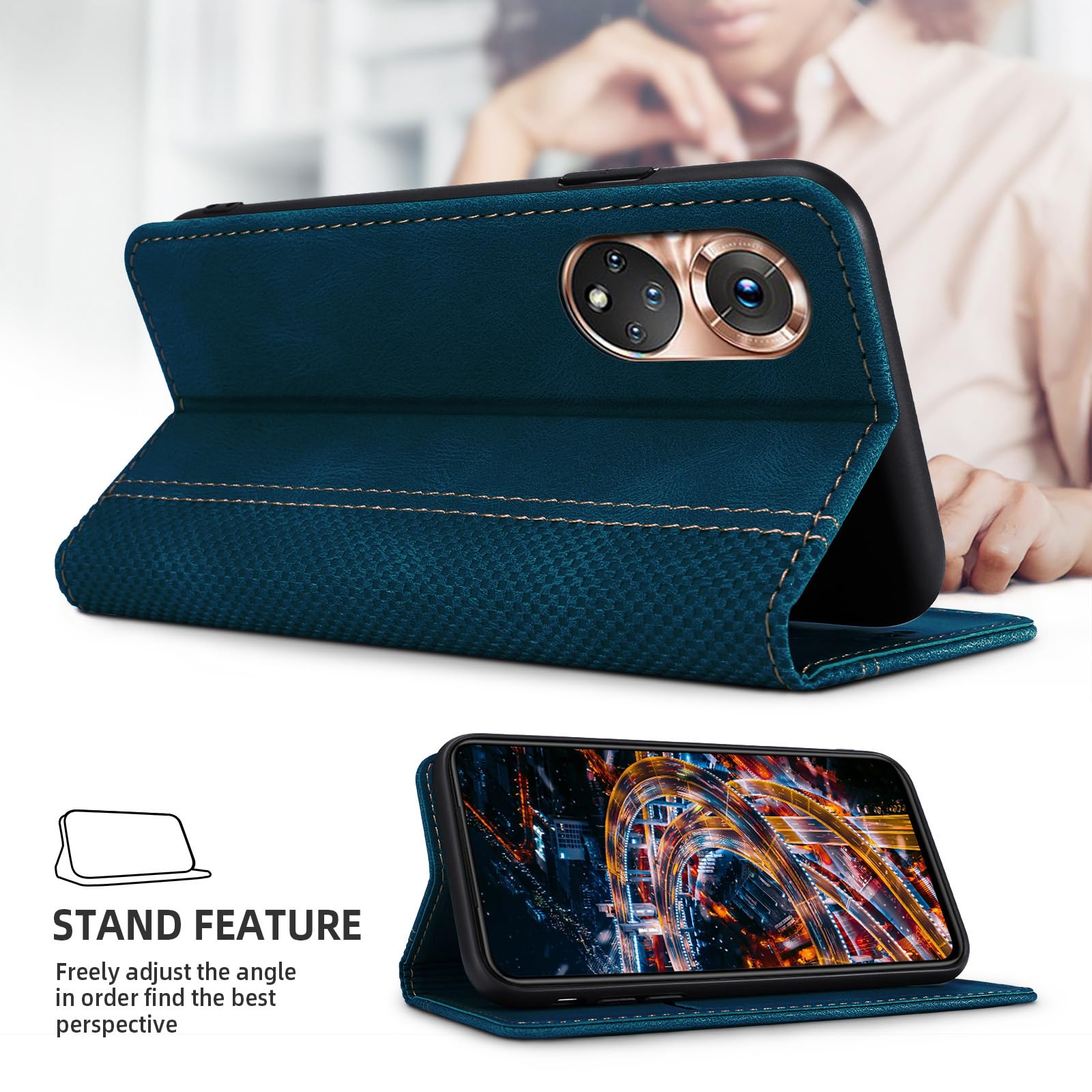 Compatibile con Vivo S19 Pro 5G Custodia,Pelle PU vintage con
