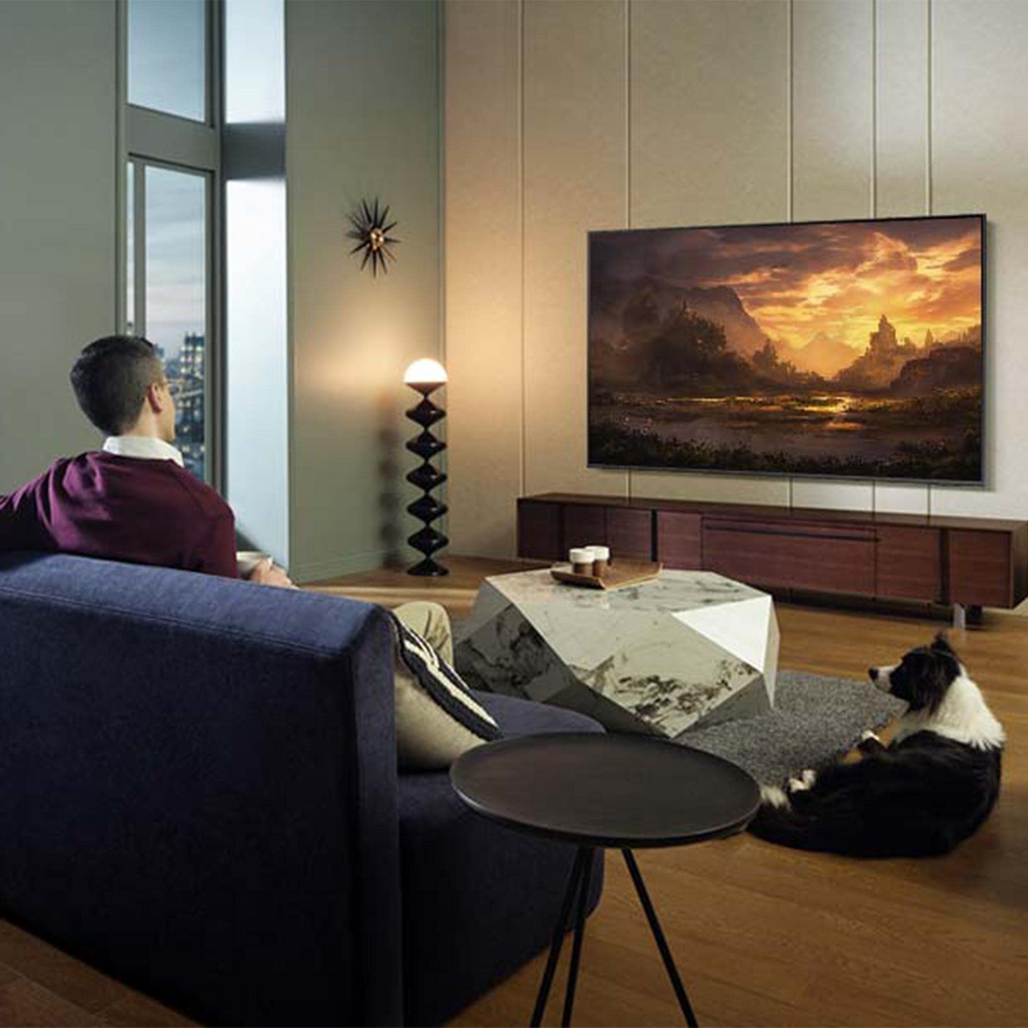 Samsung TV QE50Q60CAUXZT QLED 4K, Smart TV 50" Processore Quantum 4K Lite, 100% volume colore con Quantum Dot, OTS Lite, Integrato con Bixby e Alexa compatibile con Google Assistant, Black 2023