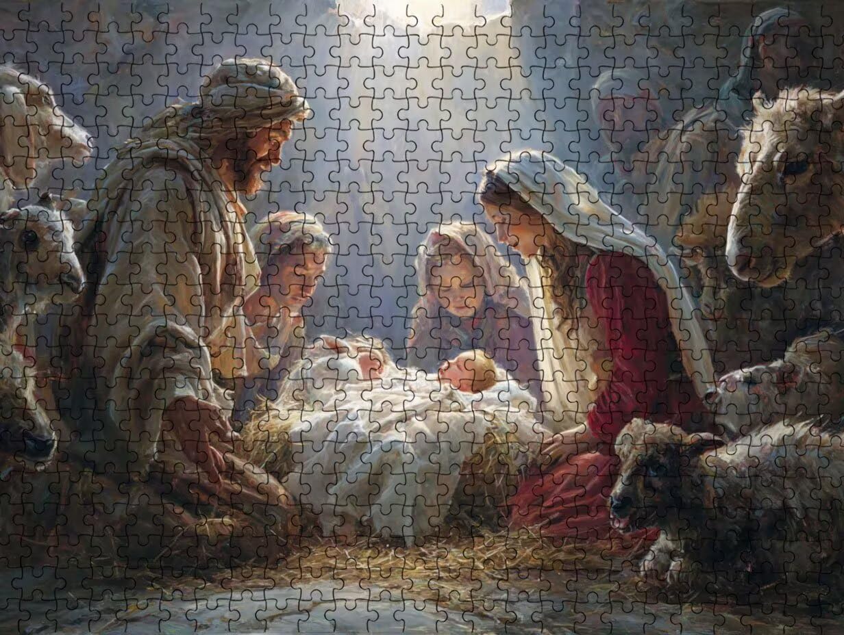 Puzzle per Adulti 2000, Capra Gesù, legno Classico Puzzles LDYQS6-528