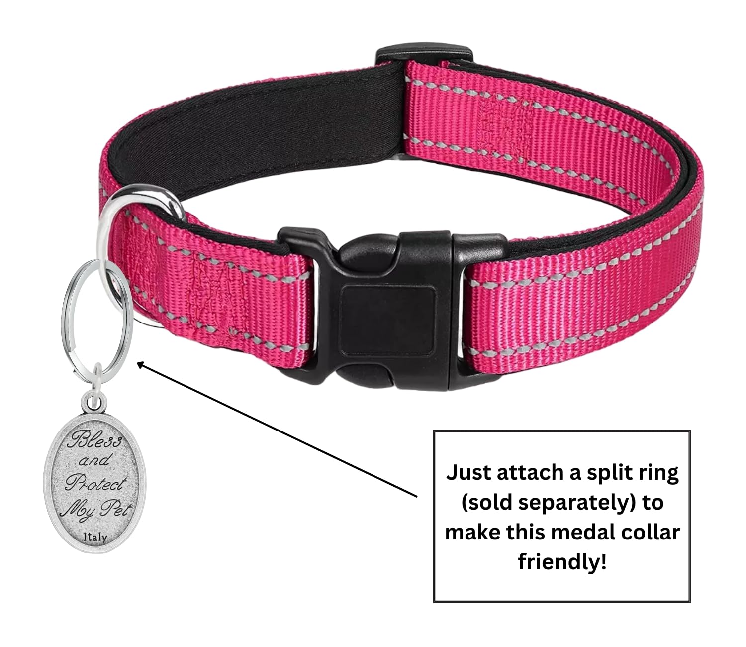 Confezione da 25 – Ciondolo San Francesco d'Assisi Benedici e Proteggi il mio animale domestico – 2,5 cm Medaglietta in argento ossidato San Francesco piccola per benedizione degli animali domestici