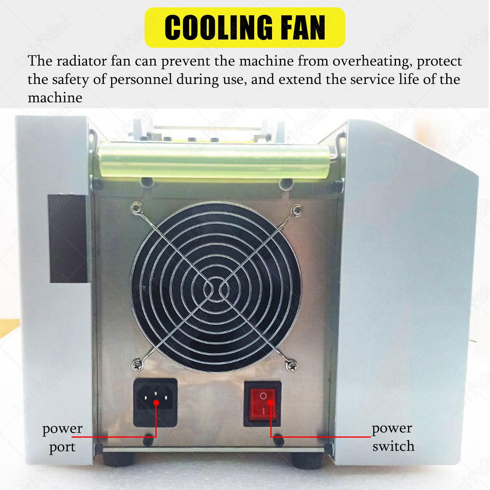 Cortadora AutomáTica De Tubos TermorretráCtiles De PVC, Cortadora De Cables EléCtricos, Ancho De Corte De 100 Mm, para Manguitos De Goma, Tubos De PláStico Y Cables PequeñOs