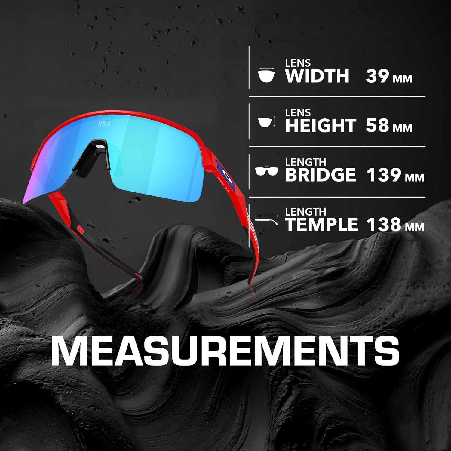 Oakley SUTRO LITE TEAM USA OO9463 Shield Shape Sunglasses With Official Eyewear Kit