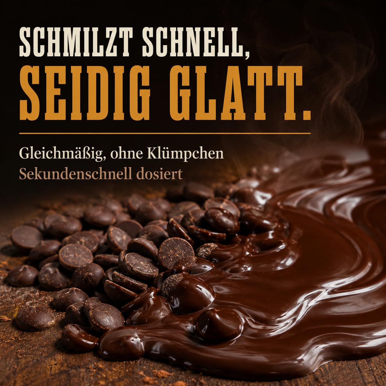 GiDeli Dunkle Schokoladenkuvertüre 70% Drops 2x5kg - Professionelle Zartbitterschokolade zum Temperieren - Kakao aus Ghana - Fließfähigkeit 45 - Ideal für Torten, Pralinen & Ganache