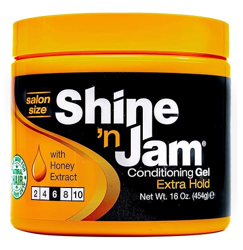 Miniatura 2 de Shine N Jam Gel acondicionador Extra Hold Tarro de 16 onzas 160fl oz paquete de 3