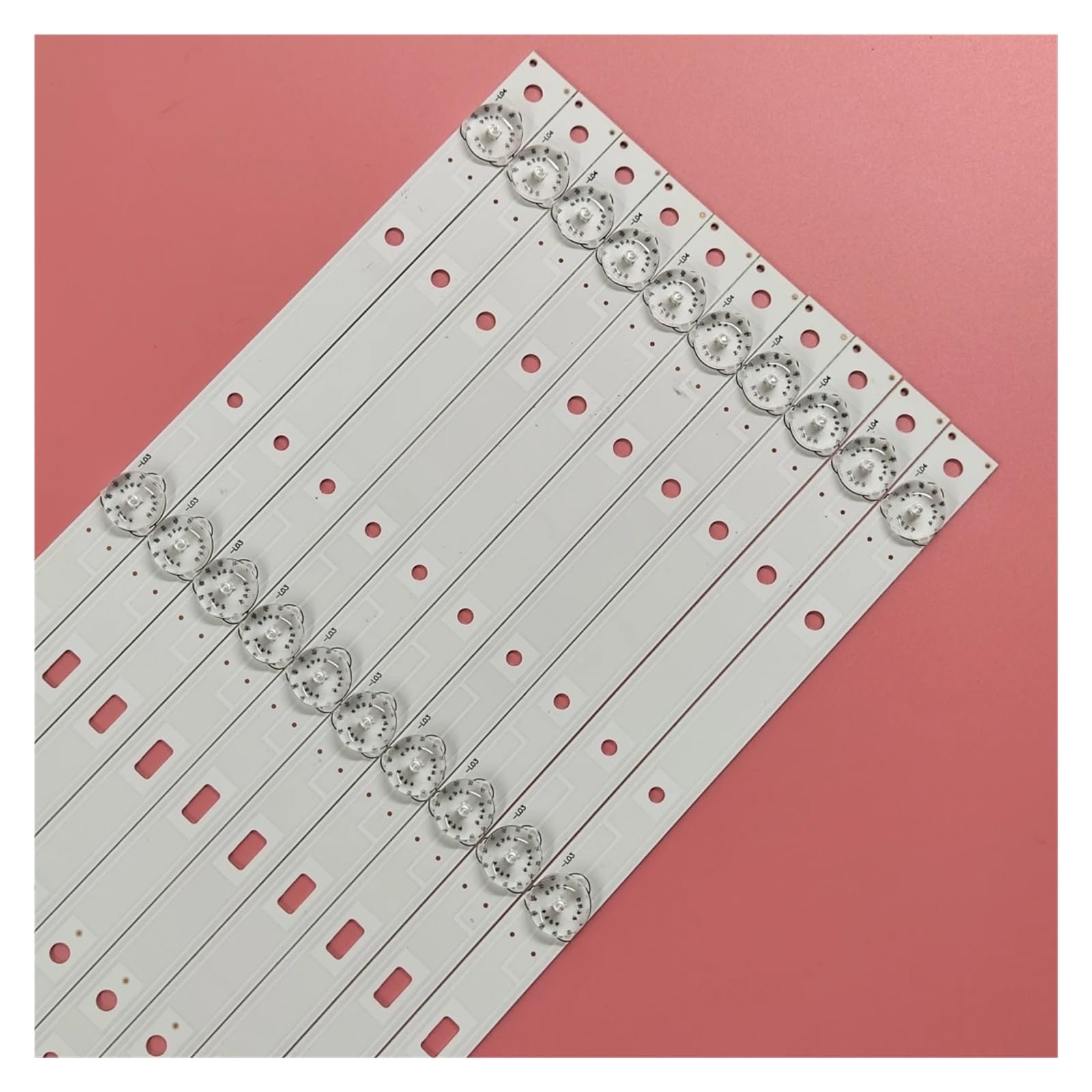 10PCS TV Lamp Kits LED Backlight Strips for VI-OS VI-99865 LED Bars Bands JS-D-JP4910-041EC(60517) Rulers Tapes E49DU1000 Matrix