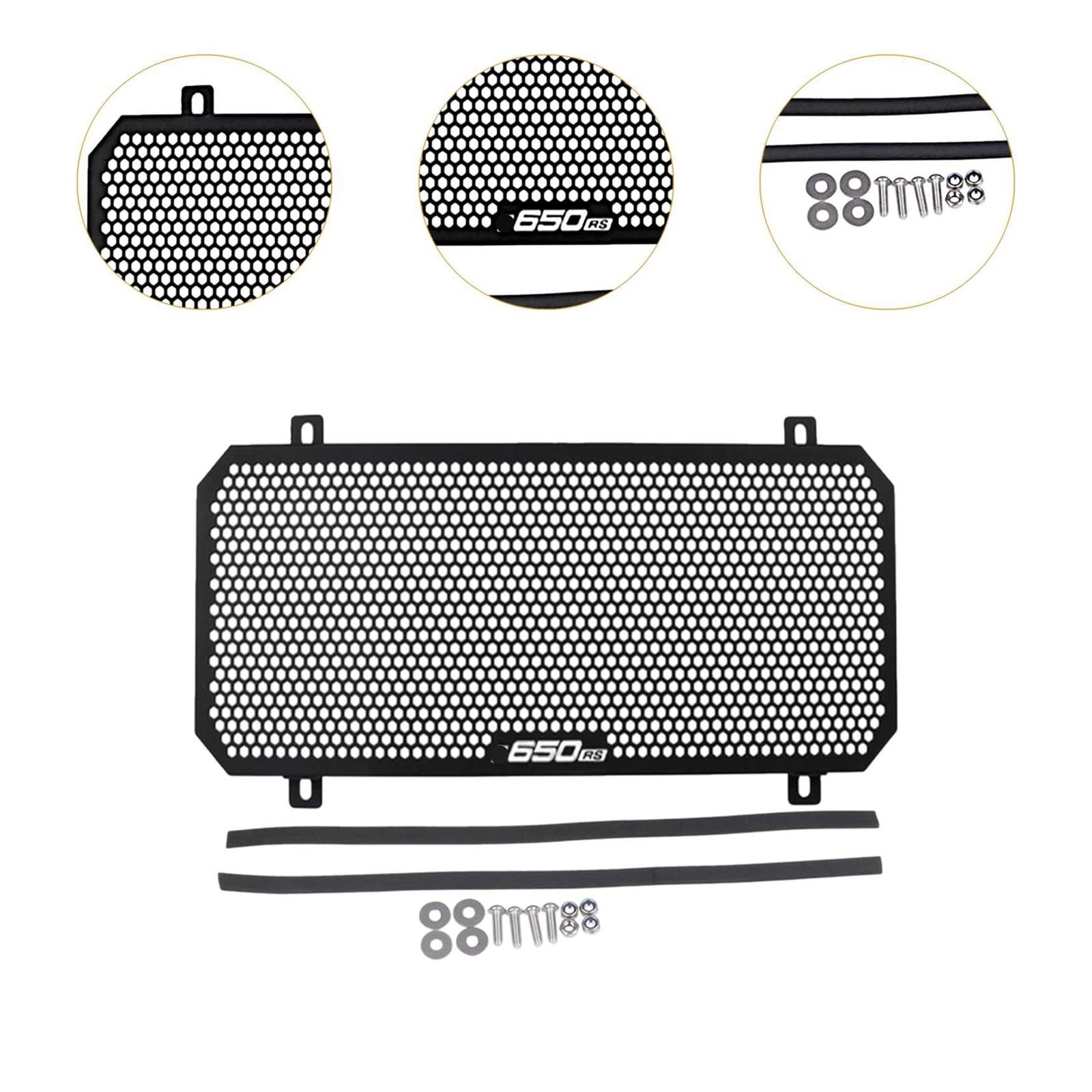 Grille de Radiateur de Moto pour Z650RS Z650 650 2024 2025, Grille De Couverture Filet Protection Radiateur Moto Remplacer Les Pièces Accessoires