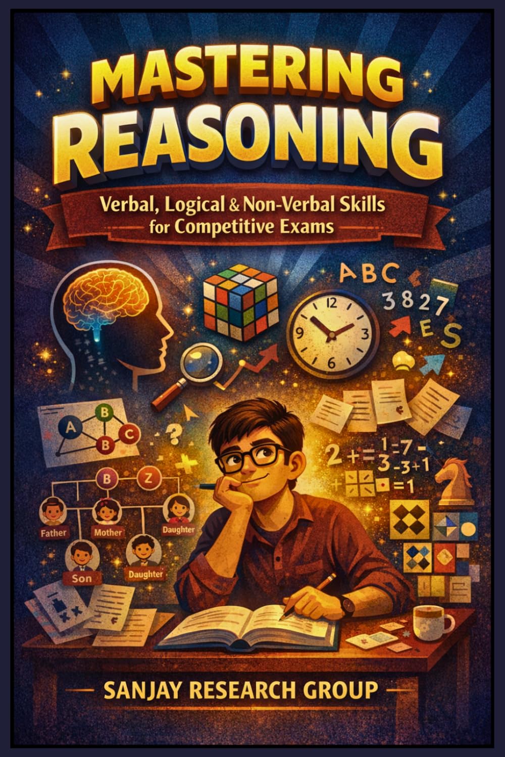 Mastering Reasoning: Verbal, Logical & Non Verbal Skills for Competitive Exams (Exam Preparation Books By Sanjay Mandavi)
