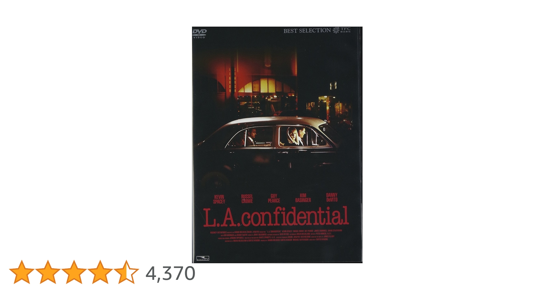 Amazon.co.jp: L.A.コンフィデンシャル 製作10周年記念 [DVD