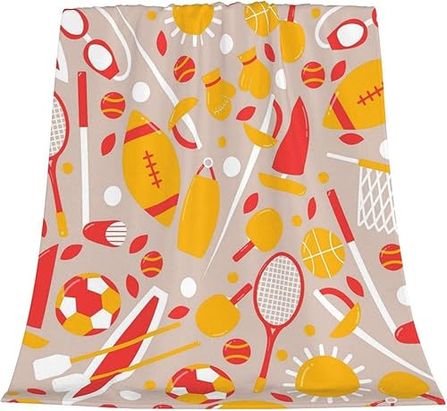 Miniatura 5 de Manta de baloncesto para mujer, suave manta de forro polar de verano, lavable, manta ligera de viaje para sofá, cama, sillón durante todas las