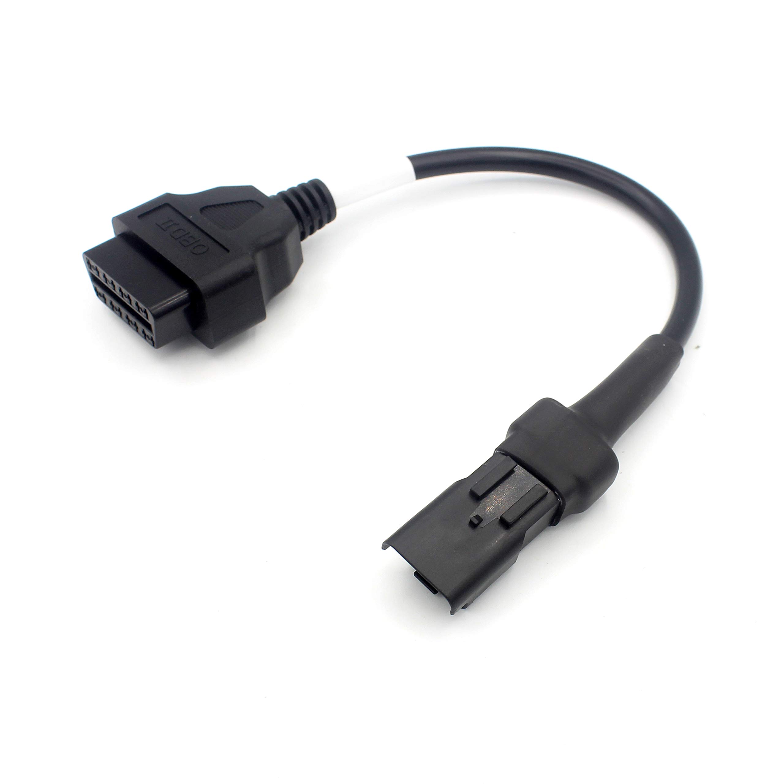 LoongGateMotorbike Interface to OBD II 16 Pin Diagnostor Adapter Connector Cable