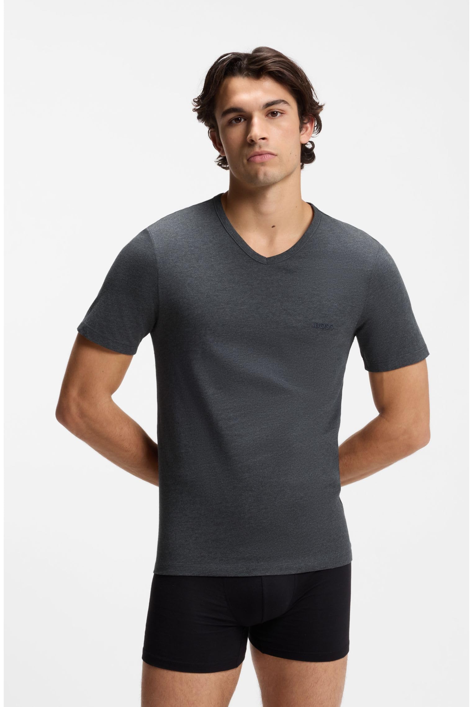 Hugo Boss Rn 3p Classic Koszulki Mężczyźni, Wielokolorowy, XL
