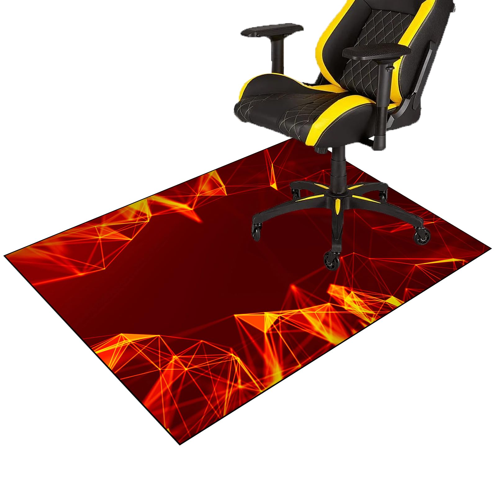 Tappeto Salvapavimento Antiscivolo Tappeto per Sedia Ufficio Tappeto Gaming Pavimento Tappeto per Sedia con Ruote Tappetino per Sedia da Scrivania Tappetino Protettivo per Pavimenti Duri 80 x 120 cm