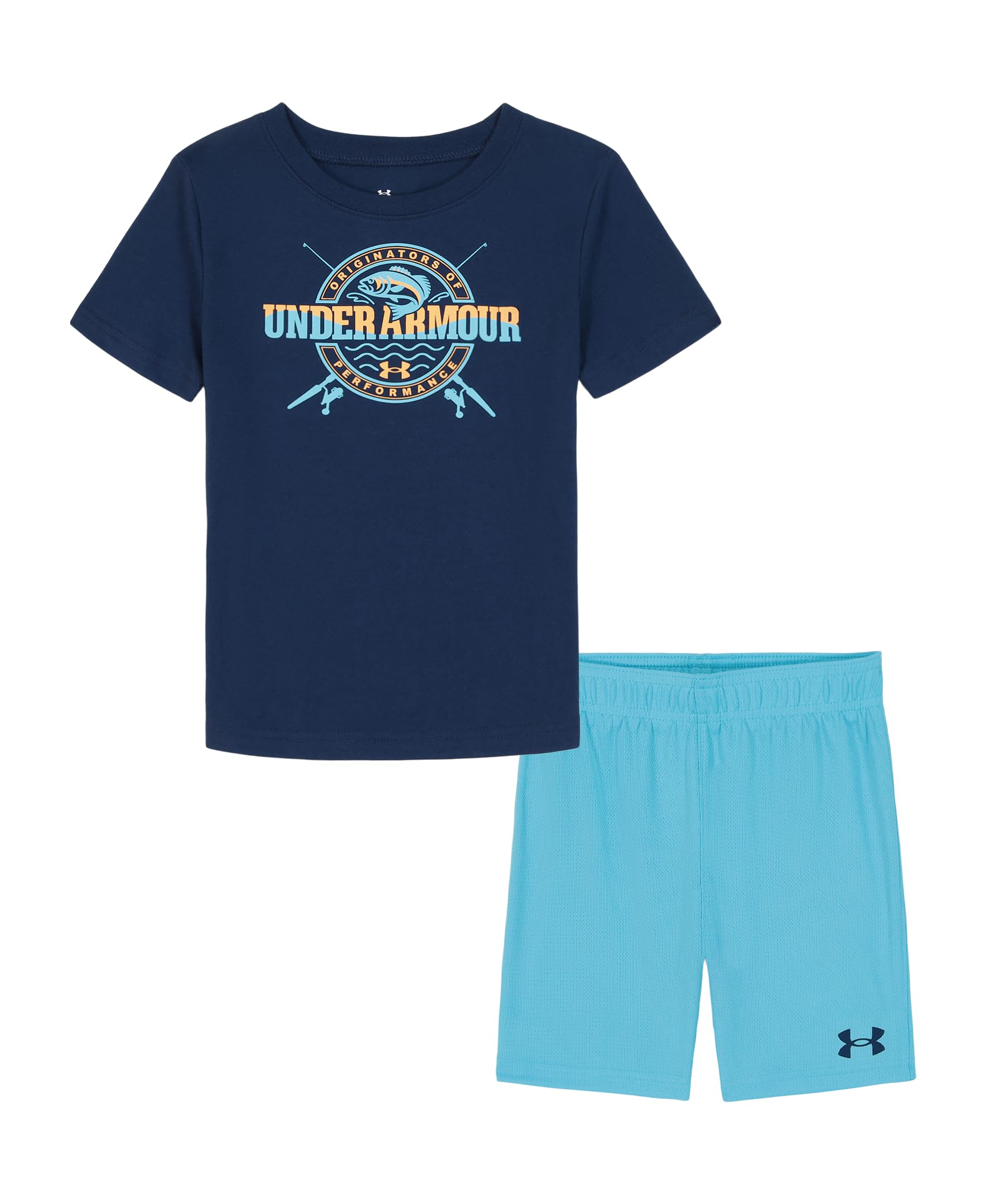 Under Armour Boys' 2-Piece Short Sleeve Tee and Shorts, Outdoor Collection