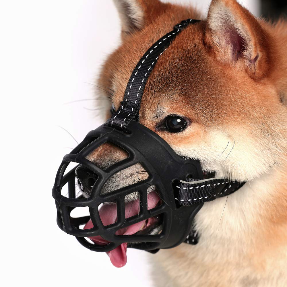 muzzle that allows drinking and eating