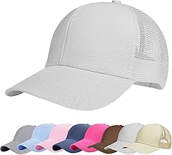 UMIPUBO Mesh Baseball Cap für Damen Basecap Outdoor Sport Mütze Lässig Baseballkappe Nettokappe Schachtelhalm Baseballmütze