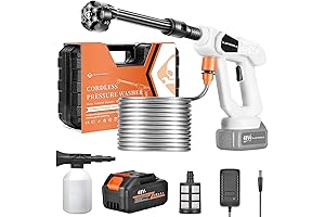 Cordless Pressure Washer Battery Powerd with Foam Cannon