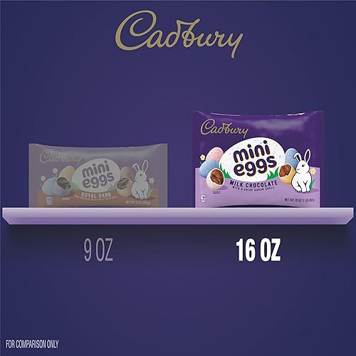 Miniatura 6 de CADBURY MINI EGGS - Bolsa de chocolate con leche, cesta de Pascua, 16 onzas